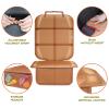 Meolsaek Car Seat Protector for Child Car Seat, Durable 600D Fabric Waterproof Car Seat Cover with Thick Pad Non-Slip BackingNo Imprints (Tan-2 pcs) view 2