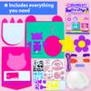 KRAFUN My First Sewing Kit for Beginner Kids Arts & Crafts, 7 Easy DIY Projects of Stuffed Animal Dolls and Plush Pillow Craft, Instructions & Felt, Gift for Girls, Boys, Learn to Sew, Embroidery view 2