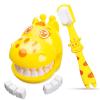 YOUYA DENTAL Early Education Brushing Toys, Children Role Play Toys Cute Giraffe Early Education Cartoon Tooth Brushing Practice Toys Model Teaching Children Brushing Model for Kindergarten Kids Child view 1