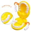 YOUYA DENTAL Early Education Brushing Toys, Children Role Play Toys Cute Giraffe Early Education Cartoon Tooth Brushing Practice Toys Model Teaching Children Brushing Model for Kindergarten Kids Child view 2