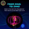 Mozi Glozi Geometric Magic Flow - Easy to Use 3D Spiral Toy, Glowing Spinning Bracelet for Children and Adults (Pink) view 2