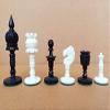Camel Bone Luxury English Series Chess Pieces Only | Hand Carved Camel Bone Vintage Chess Set | Unique Chess Pieces view 1