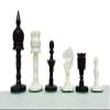 Camel Bone Luxury English Series Chess Pieces Only | Hand Carved Camel Bone Vintage Chess Set | Unique Chess Pieces view 4