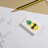Azeeda 2 x 45mm 'Cool Pineapple' Erasers/Rubbers (ER00027085) view 2
