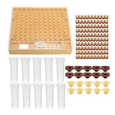 Beekeeping Complete Queen Rearing Cell Cup kit Catcher Box Hair Roll Cage Cupularve Apiculture System Bee Keeper Tool Set