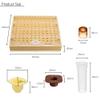Beekeeping Complete Queen Rearing Cell Cup kit Catcher Box Hair Roll Cage Cupularve Apiculture System Bee Keeper Tool Set view 2