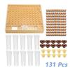 Beekeeping Complete Queen Rearing Cell Cup kit Catcher Box Hair Roll Cage Cupularve Apiculture System Bee Keeper Tool Set view 3