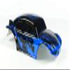 SummitLink Custom Body Compatible for 1/10 1/8 Scale RC Car or Truck (Truck not Included) (Muddy Blue Over Black) view 1