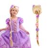 Sincere Party Girls Princess Wig,Rapunzel Plaits Blonde Wig for Girls Halloween Party,Role Playing view 1
