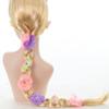 Sincere Party Girls Princess Wig,Rapunzel Plaits Blonde Wig for Girls Halloween Party,Role Playing view 4