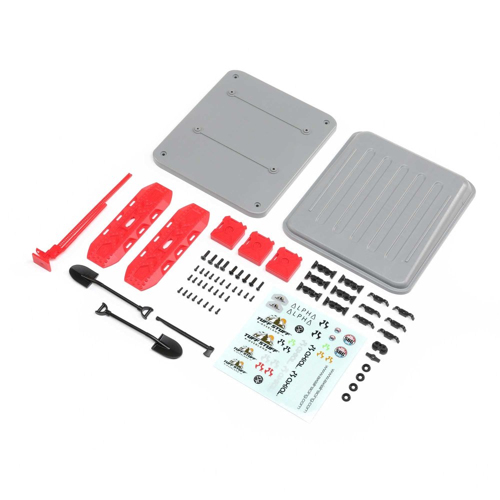 Axial Tuff Stuff Overland Accessory Pack, AXI330002, Black,gray