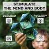 Shashibo Shape Shifting Box - Award-Winning STEM Fidget Toy with Ultra Strong Magnets - Puzzle Cube Transforms Into 100+ Shapes, Perfect Sensory Gift for Kids, Teens, and Adults (Earth) view 3
