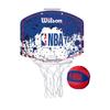 WILSON NBA Team Mini Basketball Hoop - NBA, Red/White/Blue view 1