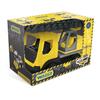 Wader 35369 Tech Truck 35369-Tech Fire Brigade with Ladder, Rotating Attachment, feet and Sturdy Steel axles, Approx. 31 x 14.5 x 19 cm, Yellow, from 12 Months, Ideal as a Gift for Creative Play view 3