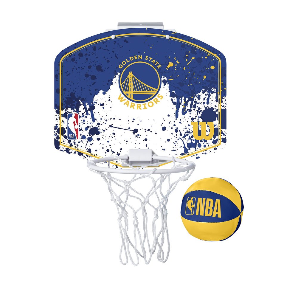 Wilson NBA Team Mini Basketball Hoop - Golden State Warriors