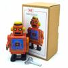 Charmgle MS519 Retro Tin Toy Robot Wind-Up Toy Photography Prop Decoration Novelty Gifts Adult Collection (Orange) view 1