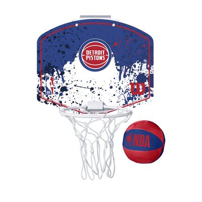 Wilson NBA Team Mini Basketball Hoop - Detroit Pistons