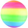 HOWBOUTDIS 18 inch Rainbow Playground Ball - Bouncy Durable Rubber - for Boys and Girls - Great Outdoor Fun - Perfect at The Beach, Park or Playground view 1