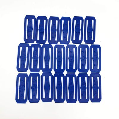 Bear and Wolf Studio 3D Printed HO Scale Blue 30 mm Rail Gauge Track Connectors Set of 20 Compatible with Hotwheels Track Builder Sets