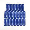 Bear and Wolf Studio 3D Printed HO Scale Blue 30 mm Rail Gauge Track Connectors Set of 20 Compatible with Hotwheels Track Builder Sets view 1