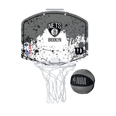 Wilson NBA Team Mini Basketball Hoop - Brooklyn Nets
