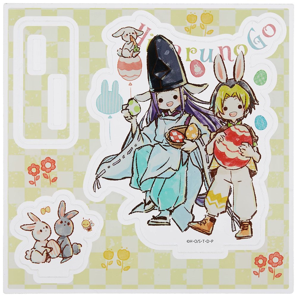 A3 Hikaru no Go 01 Easter Ver. Hikaru & Same [Graph Art] Acrylic Figure Plate