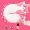 Giant Cat Pillow Plush Cartoon Kitty Sleeping Hugging Pillow, Cuddly Soft Long Kitten Body Pillow Doll Cat Cushion Toy for Kids Girlfriend (Pink, 130cm/51.18inch) view 2