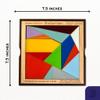 Creative Crafthouse Stomachion Puzzle - Challenge Your Mind with Archimedes' Ancient Tangram of 14 Precision Cut Acrylic Pieces Including 19 Unique Shapes view 4