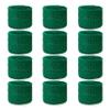 Couver WBY330 Unisex 2.5" Tall/Youth Kids Cotton Terry Wrist Bands/Wristbands for Event use, Party Favor, Green, 12PCS Bulk Set Pack view 1