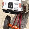 Aluminium Rear Bumper For Axial 1:24 SCX24 Jeep Wrangler AXI00002-3Pc Set Black view 3