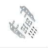 Aluminum Side Steps For Axial 1:24 SCX24 Deadbolt AXI90081 / Jeep Wrangler AXI00002-12Pc Set Silver view 1