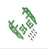 Aluminum Side Steps For Axial 1:24 SCX24 Deadbolt AXI90081 / Jeep Wrangler AXI00002-12Pc Set Green view 1