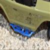 Aluminum Side Steps For Axial 1:24 SCX24 Deadbolt AXI90081 / Jeep Wrangler AXI00002-12Pc Set Green view 4