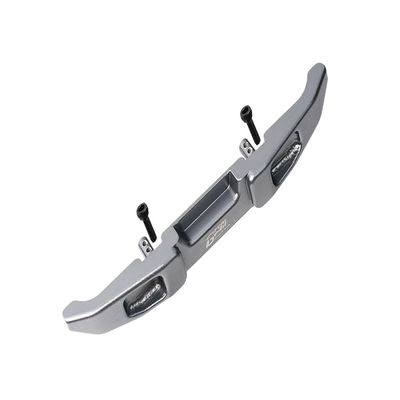 Aluminium Rear Bumper For Axial 1:24 SCX24 Jeep Wrangler AXI00002-3Pc Set Gray Silver