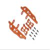 Aluminum Side Steps For Axial 1:24 SCX24 Deadbolt AXI90081 / Jeep Wrangler AXI00002-12Pc Set Orange view 1