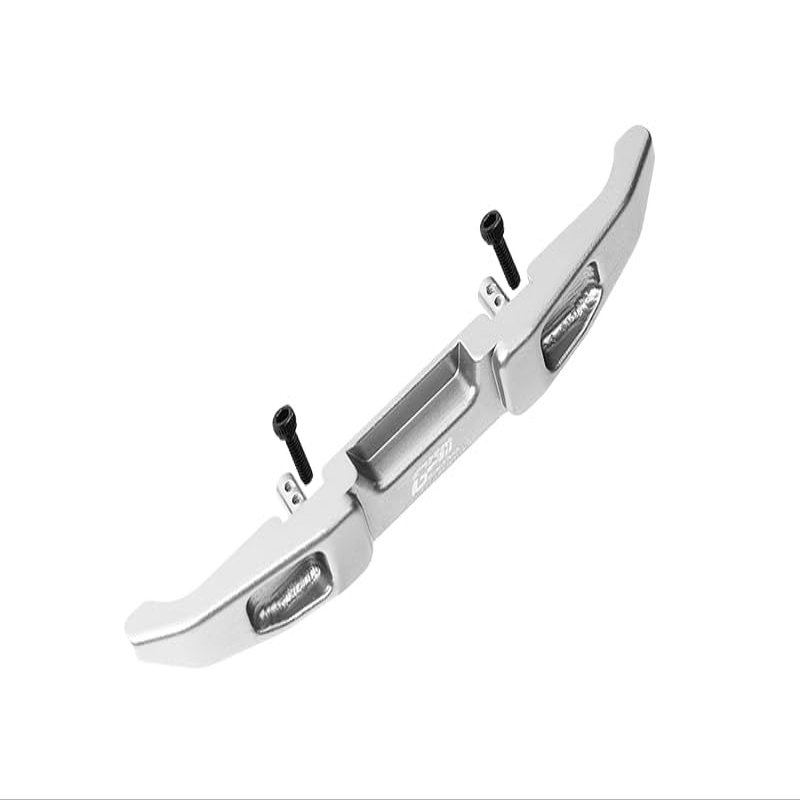 Aluminium Rear Bumper For Axial 1:24 SCX24 Jeep Wrangler AXI00002-3Pc Set Silver