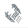 Aluminum Side Steps For Axial 1:24 SCX24 Deadbolt AXI90081 / Jeep Wrangler AXI00002-12Pc Set Gray Silver view 1