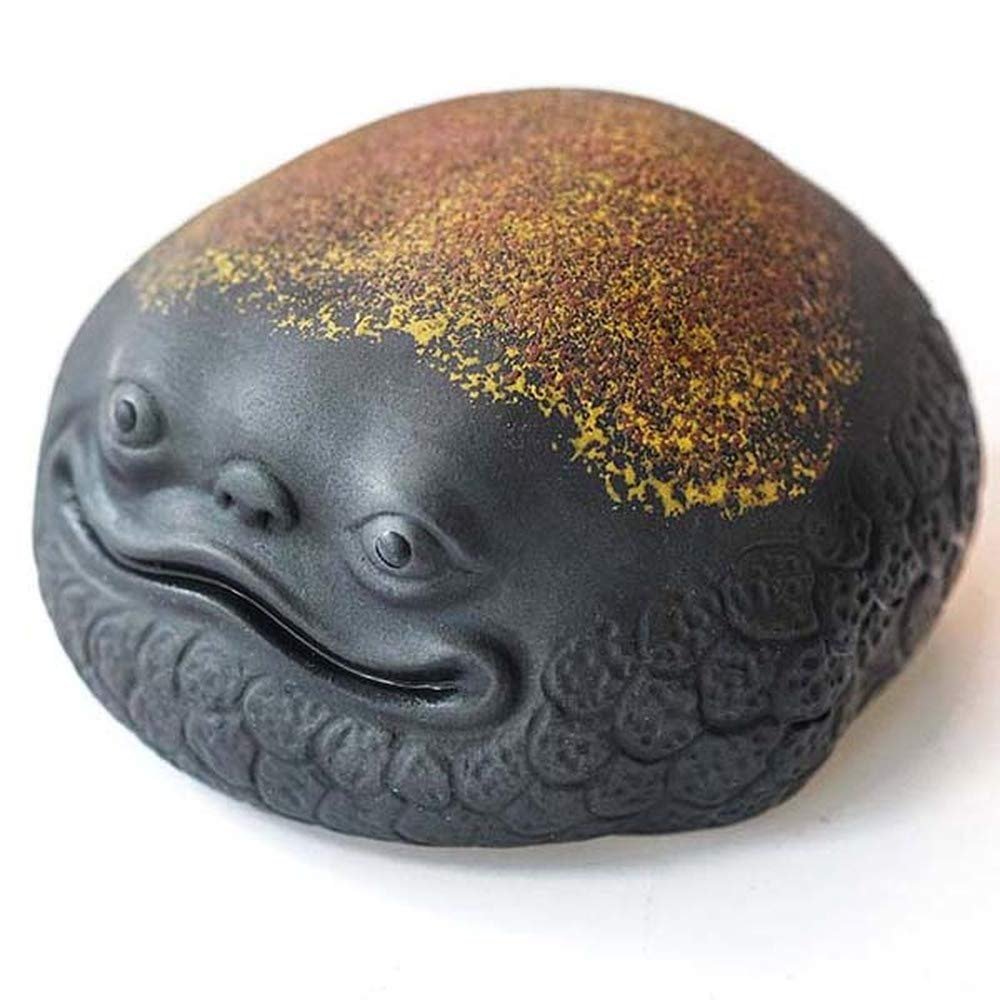 PAYNAN Purple Sand Golden Toad Tea Pet Raise Lucky Tea Play Accessories Tea Set Home Decoration