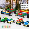 Barcaloo 144 Piece Wheels and Axles Sets, Building Bricks Car Parts and Pieces Kit - Car Building Set with Wheels, Axles & Windshields view 4