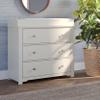 Child Craft Harmony 3-Drawer Dresser with Changing Table Topper (Brushed Cotton) view 2