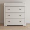 Child Craft Harmony 3-Drawer Dresser with Changing Table Topper (Brushed Cotton) view 4
