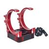 4010 High Speed Motor Fast Cooling Fan 40mm w/Double Holder for 1/10 1/8 RC Car 4068 4082 4092 4074 4274 4268 Brushless Motor (Red) view 1