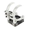 4010 High Speed Motor Fast Cooling Fan 40mm wDouble Holder for 110 18 RC Car 4068 4082 4092 4074 4274 4268 Brushless Motor, Silver view 3