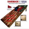 Handmade - Premium Wooden Cornhole Board Set -American Brick Flag #1547- 4'x2' Regulation Size Set | Includes 8 Cornhole Bags view 2