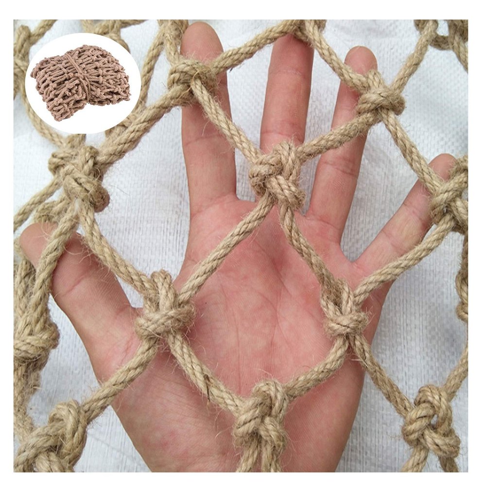 Cargo Net Climbing, Kids Swing Rope Net Playground Climbing Birds Net Heavy Duty Netting for Indoor Rock Climbing Wall Play Swing (Size : 2 * 8m(7 * 26ft))
