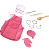 TOYANDONA 11pcs Boy Girl Kitchen Playset with Cooking Mitt Utensils and Apron for Creative Role Play Educational Cooking Toy for Boys and Girls Ages view 1