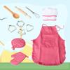 TOYANDONA 11pcs Boy Girl Kitchen Playset with Cooking Mitt Utensils and Apron for Creative Role Play Educational Cooking Toy for Boys and Girls Ages view 2