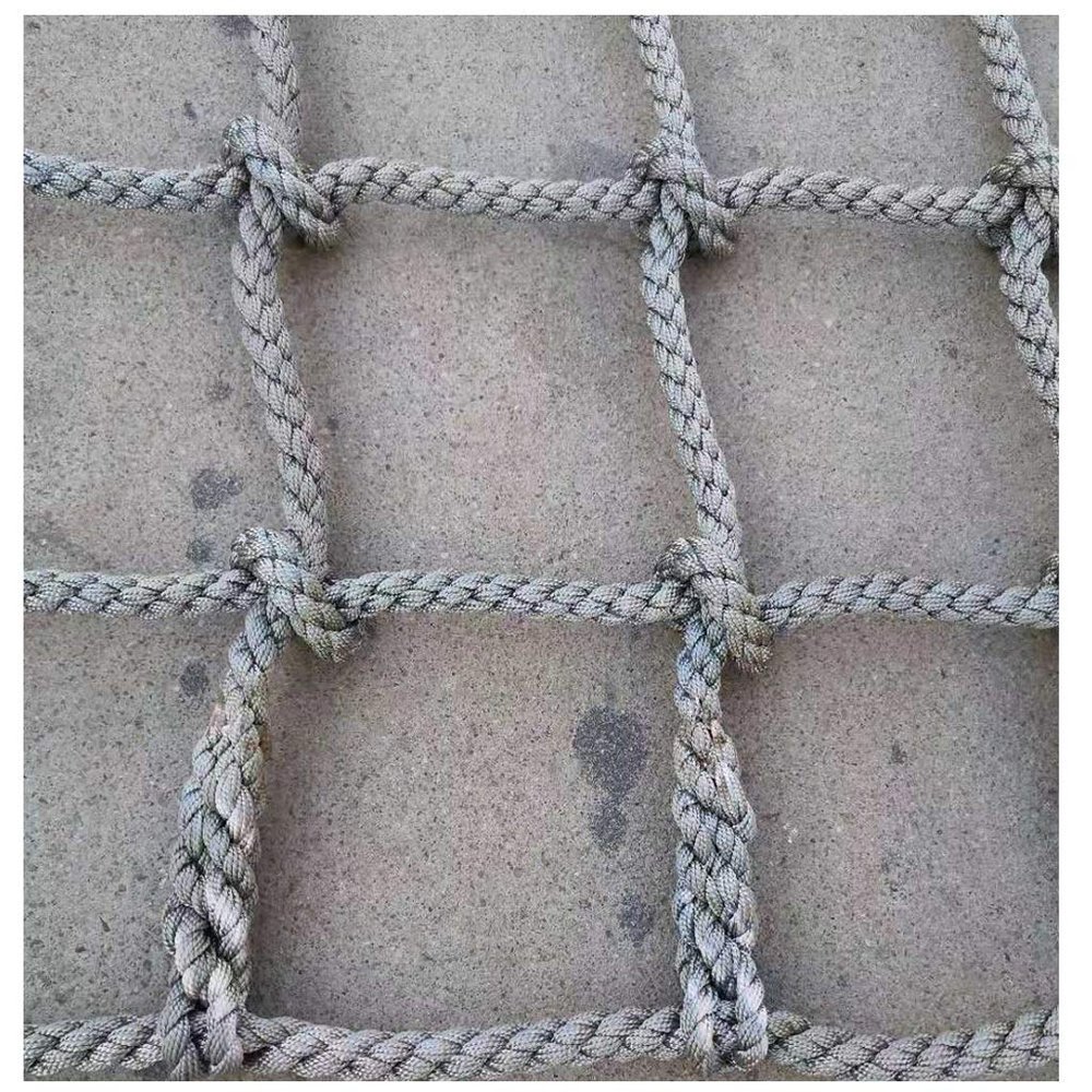 Climbing Cargo Net Rope Netting Playground Rope Ladder Rock Wall Swing Rocks Cargo Climbing Net Kids Adult Pet Playground Tree Large Indoor Net Climb Net (Color : 8mm, Size : 1X3m/3.3X9.8ft)