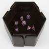 Forged Dice Co. 6.5 Inch Magnetic Folding Dice Tray - Portable, Quiet, Durable Metal Dice Tray for D&D, DND, or Any Dice Game - Black view 2