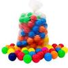 100 Count Colorful Plastic Pool Ball view 1